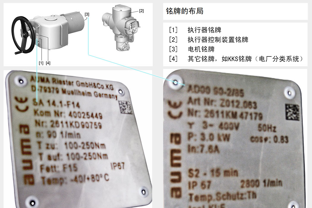 J02 德国AUMA欧玛电动执行器SA14.1-F14 (匹配电机AD00 90-2/85) - 机电产品 - 4